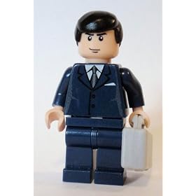 Bruce Wayne - Lego Batman Minifigure with Briefcase
