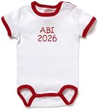 Sanetta 320752 - Body Halbarm Motiv Abi 2026, Farbe: Karmin oder Navy