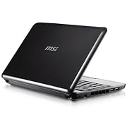 MSI Wind U100-420US 10-Inch Netbook (1.6 GHz Intel Atom Processor, 1 GB RAM, 120 GB Hard Drive, XP Home, 3 Cell Battery) Black