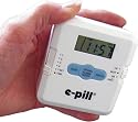 Vibrating and Sound Pill Box Timer with 4 Daily Alarms