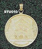 Stanford Univ Palm Drive Church Charm/Pendant -14K/10K, Stainless Steel or Gold Plated