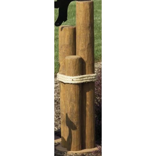 Nautical Home Decor Pier Post with Rope Large Amish