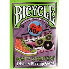 Bicycle 80's Deckades, Party Starters - Trivia and Playing Cards
