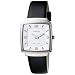Invicta Women's Slim Collection Square Black Leather Watch #5153
