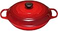 Le Creuset Signature Enameled Cast-Iron 1-1/2-Quart Round Braiser, Cherry