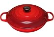 Le Creuset Signature Enameled Cast-Iron 1-1/2-Quart Round Braiser, Cherry