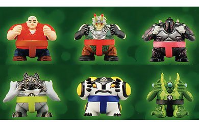 Childrens Toyshop  Toys : Ben 10 - Sumo Slammers Figure Set - Series3 - Benwolf/Cannonbolt/Wildvine/Max/Dr. Animo/SixSix