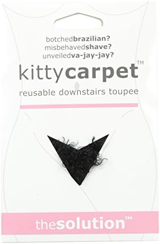Fashion First Aid Women's Kitty Carpet Reusable Downstairs Toupee in Grey