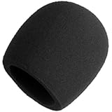 Shure A58WS-BLK Foam Windscreen for All Shure Ball Type Microphones, Black