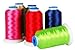 Threadart Polyester Machine Embroidery Thread By the Spool - No. 148 - Christmas Red - 1000M - 40wt - 220 Colors Available