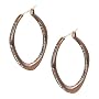 Peacock Glitz Hoops