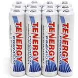 Combo: 12 Pcs of Tenergy Premium AAA 1000mah Nimh Rechargeable Batteries