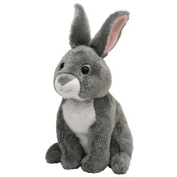 TY Beanie Baby - ORCHARD the Grey Bunny Rabbit