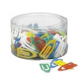 Clips, Plastic, Large, 150/BX, Assorted