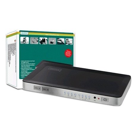 DIGITUS HDMI Matrix Switch 4x2-Port 4xin 2xout HDMI 1.3b  max.1080p  225MHz Preisvergleich