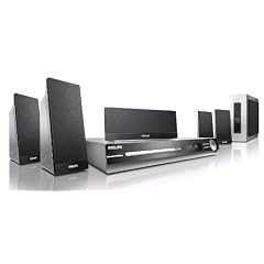 Philips HTS 3154 / 12 Heimkino-System (DivX-zertifiziert) schwarz/silber