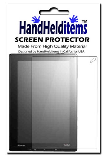 HHI Lenovo ThinkPad Tablet Crystal Clear Screen Protector (Package include a HandHelditems Sketch Stylus Pen)