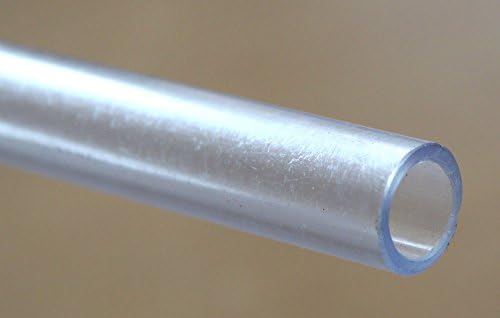 Clear transparent PVC pipe tube 1/2" by foot