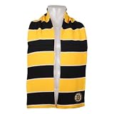 Boston Bruins Rugby Style Knit Scarf Size One Size