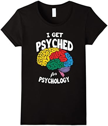Women's Back to school - I Get Psyched For Psychology Medium Black