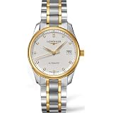 Longines Watches- Longines Master Collection in Steel and Gold with Diamond Markers Mens Watch