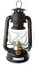 V&O 210-76000 Centennial Brass Trim Oil Lantern, Black