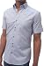 Casual Shorts - Short Sleeve Cotton Dress Shirt with Reversable Cuffs - Stone Rose Pop 11 (X-Large)