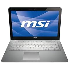 MSI Megabook X320-Z5325VHP 13,4 Zoll WXGA Netbook (Intel Atom Z530 1,6GHz, 2GB RAM, 250GB HDD, Intel GMA 500, Vista Home Premium) silber