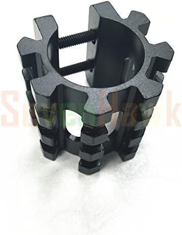 Sevenhawk® Tactical 5 Position 1" 25mm Mount Rail Tube Magazine Barrel Weaver Picatinny Light Laser Grip Aluminum Mount for Remington 870 11-87 1187 12 Gauge Shotgun