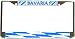 Bavaria Bavarian Flag Chrome License Plate Frame Holder