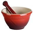 Le Creuset PG4050-0467 10-Ounce Mortar and Pestle, Cherry