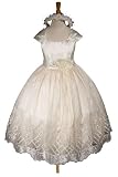 NEW Ivory Flower Girl Pageant Easter Dress Sz 2 to 12 - Same Day Shipping. Orders Arrive in 3-5 Business Days