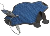 Sunbeam Health at Home Flexible Heating Pad with 5 Heat Settings and 2 Hour Auto-Off, Blue