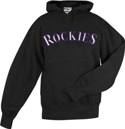 Buy Colorado Rockies Classic Tackle Twill Hooded Sweatshirt