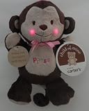 Carter's Baby Lights & Music Crib/Stroller Plush Monkey - Baby girl