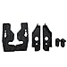 Complete One Touch Saddlebag Hardware Kit with Latch Covers Reflectors Keys for Harley-Davidson 2014+ 2015 2016