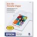 Epson America Iron-on Cool Peel Transfer Paper S041153