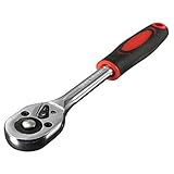 レンチ，SODIAL(R)3/8"インチドライブドライブシャフトラチェットハンドルソケットレンチツールヘビーデューティ（72歯）