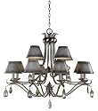 World Imports Lighting 4549-36 Azores 12-Light Chandelier, Antique Pewter