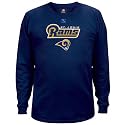 St. Louis Rams Navy Critical Victory III Long Sleeve T-Shirt
