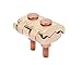 Burndy UC25R2RS Tapit Parallel Clamp with Stripseal, 1-3/8" Width, 1-1/8" Length, 1-5/8" Height, for All Combinations of Copper, Aluminum, ACSR, 6201 and 5005 (Pack of 25)