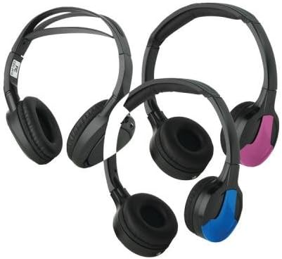 concept cdc-ir23 dual ir adult/child fit headphones with 3 color covers