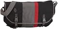 Timbuk2 D-Lux Race Stripe Laptop Messenger Bag,Black/Gunmetal/Lime-Aide,L