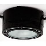 Buy 120V Line Voltage Halogen Puck Light Finish: Black by American Lighting