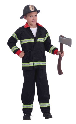 Real Action Heroes, Instant Fireman Costume Kit, Child's Small
