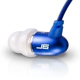 JBuds J6 High Fidelity Ergonomic Earbuds Style Headphones Sapphire Blue