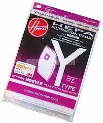 HOOVER Hoover Filtrete HEPA Y Vacuum Bags 4010801Y