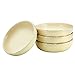 Rachael Ray Cucina Dinnerware 4-Piece Stoneware Fruit Bowl Set, Almond Cream