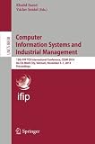 Computer information systems and industrial management : 13th IFIP TC8 international conference, CISIM 2014, Ho Chi Minh City, Vietnam, November 5-7, 2014, proceedings