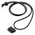 Simplism iPhone 用 ネック ストラップ Dockコネクター ワンタッチ接続 DockStrap Neo ブラック TR-DSIN-BK